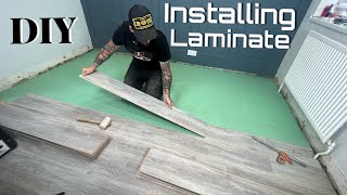 How To Install Laminate Flooring  Easy Step By Step Beginners Guide [upl. by Nnairda]