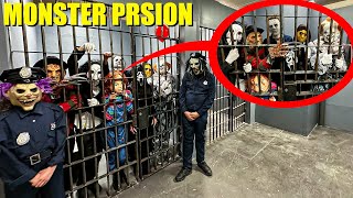 CRAZY CLOWN POLICE CAPTURED THE MONSTERS INSIDE CURSED PRISON CLOWNS VS MONSTERS BATTLE [upl. by Nonnaihr]