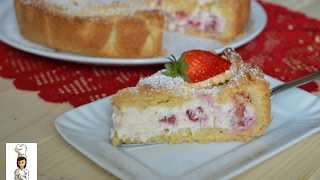 Crostata di ricotta e fragole [upl. by Eelreveb]