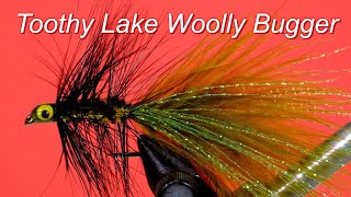 Tying Canadian Fly Patterns the Toothy Lake Woolly Bugger by Gerry Beck [upl. by Nyrahs360]