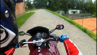 BMW R1100S goes to fly  Part 1 last ride [upl. by Anaeerb]