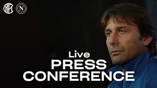 INTER vs NAPOLI  LIVE  ANTONIO CONTE PREMATCH PRESS CONFERENCE  🎙️⚫🔵 SUB ENG [upl. by Mella526]