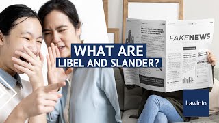 What Are Libel and Slander  LawInfo [upl. by Aikar472]