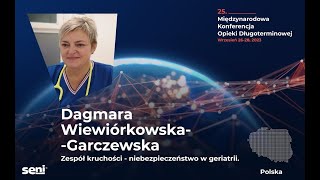 Zespół kruchości  niebezpieczeństwo w geriatrii Dagmara Wiewiórkowska Polska PL [upl. by Retnuh]