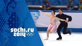 Tessa Virtue amp Scott Moir  Full Silver Medal Free Dance Performance  Sochi 2014 Winter Olympics [upl. by Llerrud]