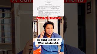 SSC GD 2025 Exam Date Vs SSC CGL Mains Exam Date vs SSC Aspirants shorts viralvideo [upl. by Gilly]