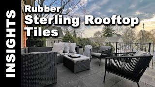 Rooftop Rubber Flooring Tiles  Greatmats Sterling Roof Top Tiles [upl. by Mahgem]