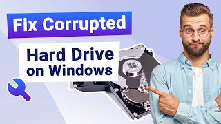 How to Fix Corrupted Hard Drive 2024  4 Official Methods [upl. by Leona]