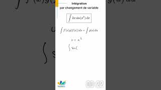 Integrale par changement de variable [upl. by Lad4]