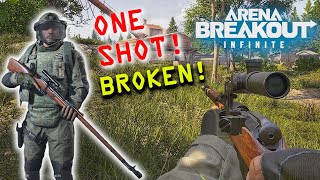 The Mosin is BROKEN in Arena Breakout Infinite One shot to the chest with L4 Armour [upl. by Palmira65]