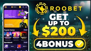 Roobet Promo Code ‘4BONUS’ — Up To 200 Daily Bonus Сashback [upl. by Boelter628]