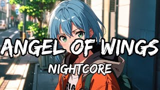 Nightcore  Angel of Wings Lyrics  You’re the ghost in my heart [upl. by Ormand]