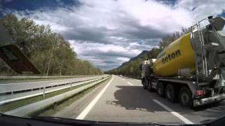 Driving from Luzern Switzerland to Vaduz Liechtenstein [upl. by Nahtanoy]