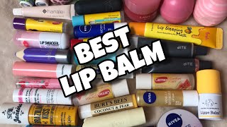 BEST Favorite CLEAR LIP BALMS Drugstore and High End [upl. by Harrak]