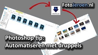 Automatiseren met druppels Photoshop [upl. by Yror]