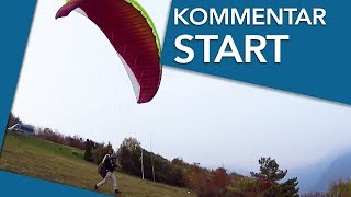 Videoanalyse Starttraining Kommentar  Paragliding lernen  Flugschule Hirondelle Weinheim [upl. by Ecerahc208]