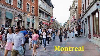 MONTREAL Life Downtown Old Montreal Quebec Canada 4K La vie montréalaise  Vlog de Montréal [upl. by Ahsiaa661]