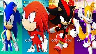 Tiles HopSonic prime 🆚️ Knuckles🆚️ Shadow 🆚️ Tails Who Will Win 🎶 [upl. by Ettenotna]