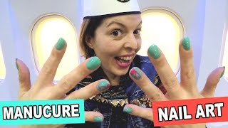 VLOG  NAIL ART  Manucure amp onglerie amp code promo avant le départ en vacances [upl. by Kcirdnekal]