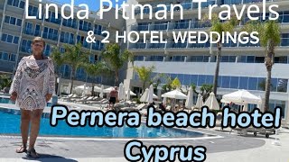 Pernera beach hotel cyprus Review Rooms  restaurant and weddings [upl. by Dleifrag]