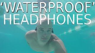 Best Waterproof Headphones  Waterproof test  Waveport ENOD [upl. by Ahsenek]