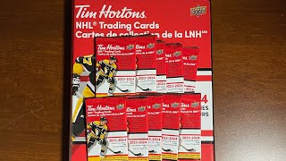 202324 Tim Hortons Hockey Cards Binder Showcase and Pack Break [upl. by Aber]