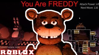 I BECAME FREDDY in Roblox FNAF VR Multiplayer [upl. by Sremmus674]