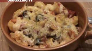 Tortellini w pomidorach i czarnych oliwkach  SkutecznieTv [upl. by Jaime]