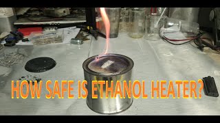 Diy safer Ethanol Fireplace heater  safety update [upl. by Corrie]