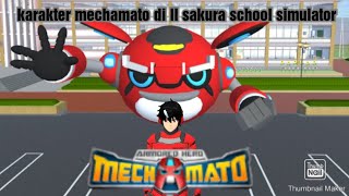 karakter mechabot dan amato alias mechamato di ll sakura school simulator [upl. by Annavas445]