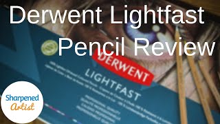 Derwent Lightfast Pencil Review [upl. by Assisi]