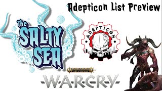 The Adepticon List Preview for Warcry [upl. by Bibbye]