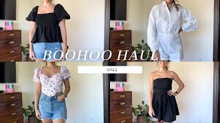 Boohoo Haul Tops Dresses amp Rompers [upl. by Kired]