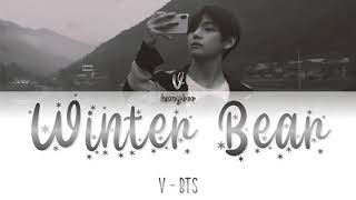 V BTS  Winter Bear Color Coded LyricsEng [upl. by Neb]