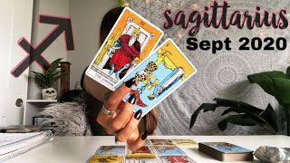 Sagittarius LAYING DOWN THE LAW September 2020 Tarot amp Astrology [upl. by Arraes]