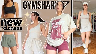 ALL NEW GYMSHARK GYMSHARK NEW RELEASES TRY ON HAUL REVIEW gymshark [upl. by Blake]