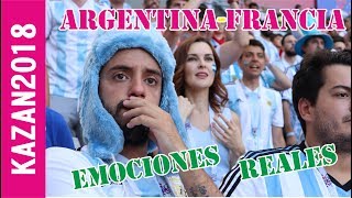 ARGENTINA  FRANCIA l Mundial 2018 l Kazan l Emociones desde KazanArena [upl. by Klarrisa]