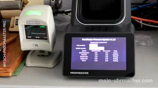 Witschi ProofMaster Pro Firmware Update 200 [upl. by Eremaj]