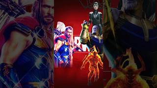 Thor Vs All Marvel Who Can Beat Thor 🧠marvel shorts [upl. by Hallie]