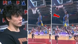 Terrence Romeo cant Believe Tyler Bey Craziest Dunk of the year [upl. by Boyce556]