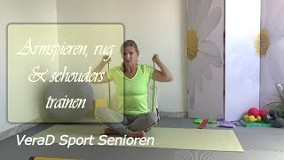 Beste Arm en Schoudertraining  workout Armen Schouders en Bovenlichaam trainen voor vrouwen [upl. by Socram]