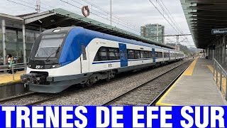 EFE Sur  Trenes SFE100  SFE200 y UT440 Marzo 2023 [upl. by Nylle]