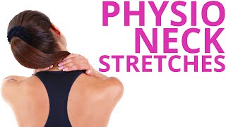 Physio Neck Exercises Stretch amp Relieve Routine [upl. by Anauj]