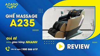 Ghế Massage A235  Tiện Ích Nhỏ Gọn Đa Zi Năng [upl. by Esiralc]