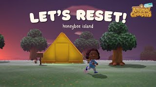 Restarting My Island  honeybee 🐝  Animal Crossing New Horizons [upl. by Lupiv44]