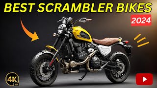 TOP 7 BEST SCRAMBLER MOTORCYCLES FOR 2024 [upl. by Syhr]