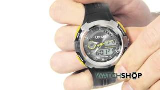 LORUS MENS ALARM CHRONOGRAPH WATCH R2323DX9 [upl. by Annovad914]