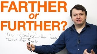 Farther or Further [upl. by Atsirc]