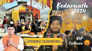 KEDARNATH OPENING CEREMONY 2024  WENT WRONG ❌ 😥 [upl. by Oag]