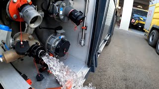 How to open left and right discharge valveusing manual override of Panther 6x6PA146 [upl. by Etolas]